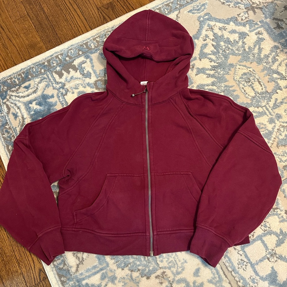 lululemon athletica Women’s Mauve Scuba Hoodie Full Zip